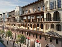 Hình ảnh Shophouse ngay khu quảng trường trong dự án Merryland Quy Nhơn.
