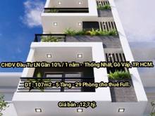Hình ảnh Bán tòa nhà CHDV dòng tiền hơn 100Tr/ tháng, 110m2 Thống Nhất, Gò Vấp