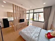Hình ảnh cho thuê studio có ban công và máy giặt riêng khu K300 Tân Bình