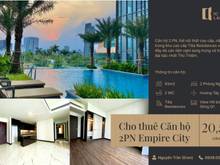Hình ảnh 🤝 Cho thuê: 2PN Empire City –Full Nội thất Thiết kế Giá hời