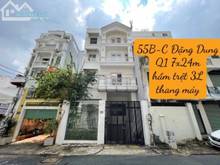 Hình ảnh Cho thuê 55B-C Đặng Dung, Q1 - Hầm 4tầng 7x24 thang máy 150tr