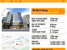 Hình ảnh Cho thuê tòa nhà văn phòng 1700m2 Bạch Đằng, Q Tân Bình