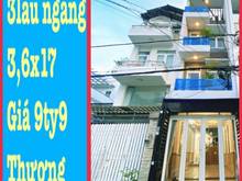 Hình ảnh nhà bán Q7 1 trệt 3 lầu ngang 3,6x17 măt tiền đường số p bình thuận Q7