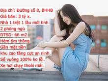 Hình ảnh 🏠 Gấp lắm rồi, Đ. Số 8, Bình Hưng Hòa B, 2 Lầu, 66 m2, Hẻm Ô Tô
