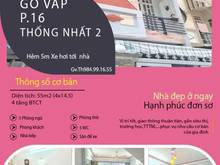 Hình ảnh Gò Vấp, P16, Thống Nhất 2, Hẻm Xe Hơi, 4 tầng  5.05 Tỷ