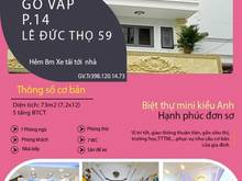 Hình ảnh Gò vấp, P14, Lê Đức Thọ 59,Hẻm xe hơi, 5 tầng,   9.3 Tỷ