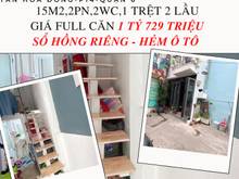 Hình ảnh 1 tỷ nhỉnh có hộ khẩu SG,1T2L,2PN,2WC,SHR,Hẻm Ba