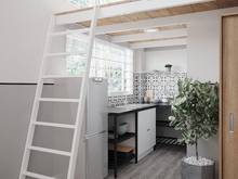 Hình ảnh Studio cửa sổ lớn full nội thất quận Bình Thạnh có gác lửng