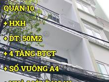 Hình ảnh Nhà mới 4 tầng HXH 6M Quận 10 52m2 nhỉnh 8 tỷ TL