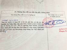 Hình ảnh Bán đất ngõ 133 Phố Đào Tấn, Quận Ba Đình: 43m, MT: 3,4. GIá. 3,35 tỷ
