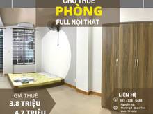 Hình ảnh Cho Thuê Phòng Full Nội Thất Nguyễn Bặc (bên hông Chợ Phạm Văn Hai)