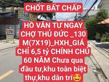Hình ảnh chốt bất chấp hồ văn tư ngay chợ thủ đức 130m_7x19 chỉ 6,5ty hàng hiem