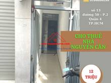 Hình ảnh Cho Thuê Nhà Nguyên Căn 1 Trệt, 2 Lầu, 2PN số 13 đường 50, P.2, Q.4