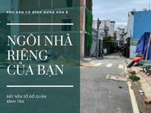 Hình ảnh THÁNG NGÂU LÀM GIÀU KHÔNG KHÓ! Đất sổ ĐỎ Bình Tân, Full thổ cư