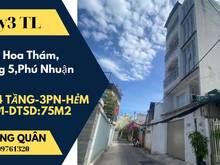 Hình ảnh Chỉ 4ty3 có nhà 5 tầng,Hẻm Xe Hơi,Ngay Hoang H Tham Phường 5 Phú Nhuận
