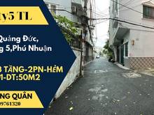 Hình ảnh 3TẦNG BTCT–HẺM XE Tải 9m–50M2-Phường 5 Phú Nhuận - GIÁ 10.5 TỶ TL mạnh