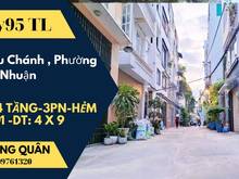 Hình ảnh HẺM XE HƠI THÔNG,Hồ Biểu Chánh Phường 11 Phú Nhuận giáp Quận 3, 7Ty95