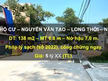Hình ảnh ĐẤT NỀN THỔ CƯ - Nguyễn Văn Tạo - Long Thới - Nhà Bè