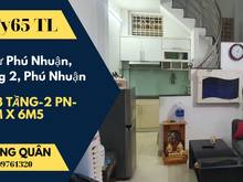 Hình ảnh Ngay ngã tư phú nhuận-3 Tầng  2PN,Nguyễn Kiệm Phường 3,Giảm còn 3ty65