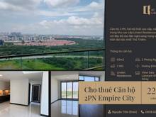 Hình ảnh Cho Thuê 2PN Empire City Giá Tốt 21tr