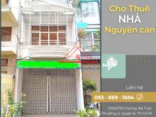 Hình ảnh Cho Thuê Nhà 1 Trệt, 1 Lầu trống suốt 100A/78 Dương Bá Trạc, P.2, Q.8