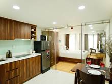 Hình ảnh CĂn hộ 1pn Q3 thiết kế hiện đại bồn tắm siêu xịn