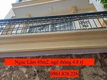 Hình ảnh Phố Ngọc Lâm nhà đẹp 45m2 ngõ thông gần ô tô, mt 5m, 4.8 tỷ