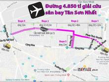 Hình ảnh cho thuê nhà mặt tiền gần sân bay Tân Sơn Nhất