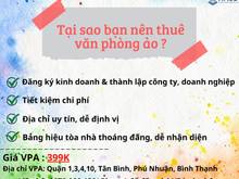 Hình ảnh Văn phòng ảo vị trí đẹp tại các quận trung tâm Tp.HCM giá chỉ từ 400k