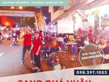 Hình ảnh Sang Quán Nhậu đang hoạt động đông khách MT số 242 Phạm Văn Đồng, Q.GV