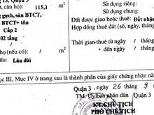 Hình ảnh Bán nhà MT số 21A Trần Quang Diệu,Phường 13,Quận 3(4x20m)trệt lầu.20TY