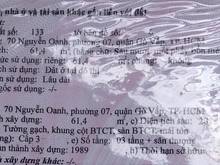 Hình ảnh Bán nhà MT 70 Nguyễn Oanh, P7 Quận Gò Vấp(4x16m)trệt 2 lầu.Gía 12.5 tỷ