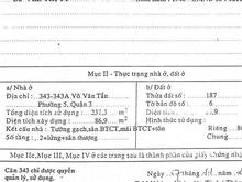 Hình ảnh Bán nhà MT 343 Võ Văn Tần, P5, quận 3(5.5x16m)trệt 3 lầu.HĐT 95tr.