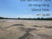 Hình ảnh Chính chủ bán đất Mặt Tiền giá rẻ, 120m2, full thổ cư, ngay QL50.