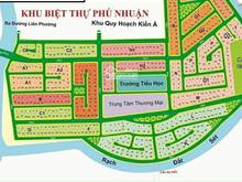Hình ảnh Bán đất biệt thự khu dân cư phú nhuận, phước long b, 340m2 giá 27ty3