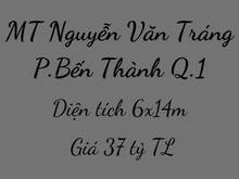 Hình ảnh Mặt tiền Nguyễn Văn Tráng, P.Bến Thành, Q.1 DT:6x14m Giá 37ty TL