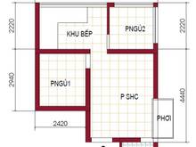 Hình ảnh Bán gấp căn tầng 5 tập thể 30 Vạn Bảo, 2 phòng ngủ, sổ đỏ .
