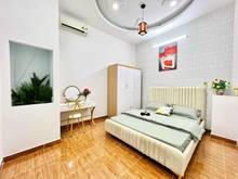 Hình ảnh Nhà 1 lầu 3 PN có bếp và phòng khách nở hậu 5m