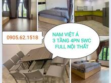Hình ảnh Cho thuê nhà Nam Việt Á 3 tầng 4PN full NT  mới đẹp