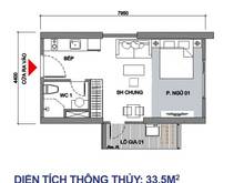 Hình ảnh Nhà mới đón tết chỉ 500tr căn 2n1vs, ân hạn 6/2023 Vinhomes Ocean Park