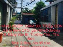 Hình ảnh NGỘP GIẢM 500 TRIỆU CÒN 3,8 tỷ Hẻm OTO,gần 60m2 đường 8-Đặng Văn Bi TĐ