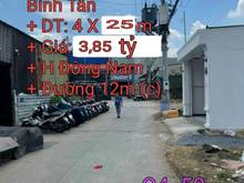 Hình ảnh Bán đất Mặt tiền 111 Tây Lân Binh Tân 100m2 đường 12m sổ hồng