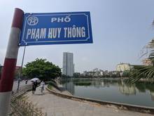 Hình ảnh (HIẾM) Bán nhà mặt phố PHẠM HUY THÔNG, VIEW HỒ, 45m2, mt 6m, 21.5 tỷ