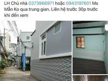 Hình ảnh Nhà Thuê 133/3 Lê Đình Cẩn, Bình Tân. Gốc hẻm sau mặt tiền Hẻm Xe Hơi