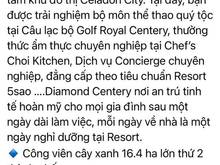 Hình ảnh Chính chủ Bán Trang Chủ MB66.COM / Đăng Ký Tặng 66K resort chuẩn 5* Diamond Centery Celadon City
