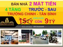 Hình ảnh Hiếm - Nhà 2 MT TRƯỜNG CHINH - TÂN BÌNH - 91m - 3 Tầng – Chỉ 9 Tỷ 3