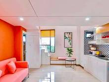 Hình ảnh DUPLEX cao cấp, màu hồng xinh xắn, hồ bơi sân thượng Q7