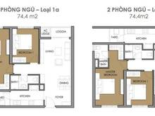 Hình ảnh Bán lỗ căn 2 PN The Emerald Gold - 66m2 giá 2,6 tỷ tặng nội thất 200tr