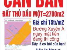Hình ảnh Bán 2700m2 đất Phú Hòa tp Thủ Dầu Một