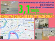 Hình ảnh phòng trọ quận 2 chỉ 3.1 tr ngay nguyễn thị định  bình trưng tây